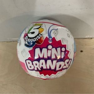 New! Zuru 5 Surprise Mini Brands Ball Series 1 Minis Miniature Miniatures